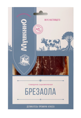 Говядина с/в Брезаола Мушкино нарезка 90г
