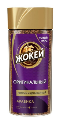 Кофе растворимый Жокей Оригинальный Арабика 90г ст/б