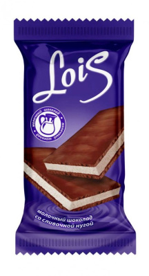 Плитка кондитерская Лоис со Сливочной нугой 80г