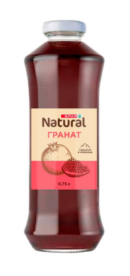 Сок SPAR Natural Гранат 0,75л ст/б