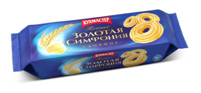Печенье Кухмастер Золотая симфония сдобное 230г