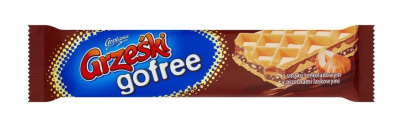 Вафли Гжешки гофра с шоколадно-ореховым кремом 33г