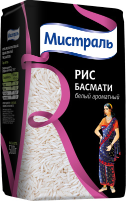 Рис Басмати Мистраль 500г
