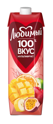 Нектар Любимый мультифрукт с мякотью 0,97л