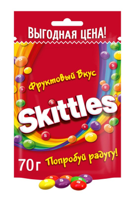 Конфеты Скиттлс Фрукты 70г