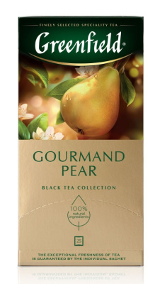 Чай Гринфилд Гурманд Пэа черный 25пак