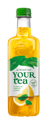 Напиток холодный зеленый чай Your Tea Лимон/Мята 0,5л
