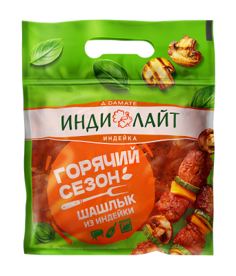 Шашлык из филе бедра инд Индилайт Классич охл в/у 800г