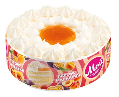 Торт Мой Персик-маракуйя 650г
