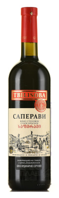 Вино Тбилисоба Саперави кр сух 0,75л 10,5-12%