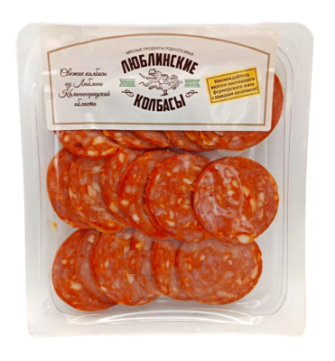 Колбаса Пепперони нарезка ЛП 100г