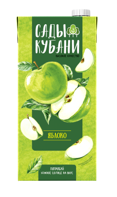 Нектар Сады Кубани Яблоко 2л