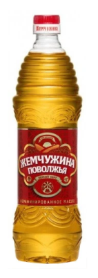 Масло подсолнечное Жемчужина Поволжья нерафинированное 0,8л