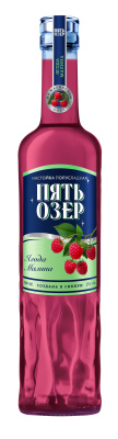 Настойка Пять Озер Ягода малина 0,5л 25%