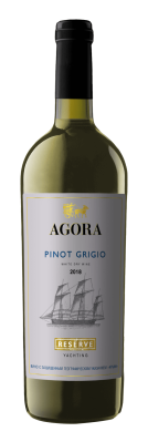 Вино Агора Яхтинг Пино Гриджио бел сух 0,75л 11-13%