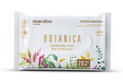Салфетки влажные Марабу А20 Антибактериальные