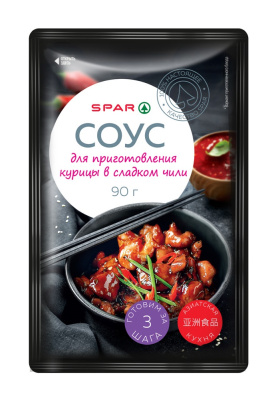 Соус SPAR для приготовления курицы в сладком чили 90г