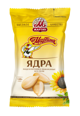 Ядра подсолнечника От Мартина без соли 120г