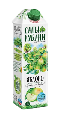 Сок Сады Кубани Яблоко 1л