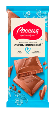 Шоколад Россия очень молочный 75г
