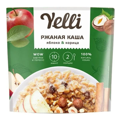Каша ржаная Елли Яблоко/Корица 60г