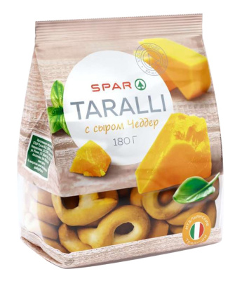 Таралли SPAR с сыром Чеддер 180г