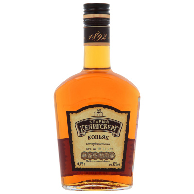 Коньяк Старый Кёнигсберг 4 года 0,375л 40%