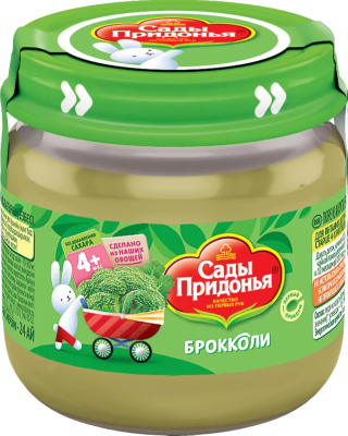 Пюре Сады Придонья Капуста брокколи с 4мес ст/б 80г