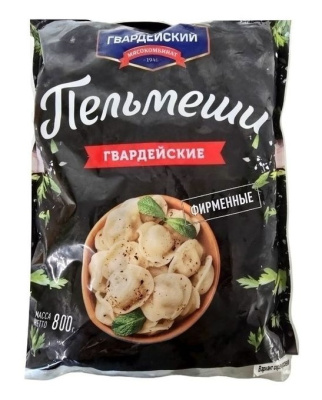 Пельмени Гвардейский МК Гвардейские 800г