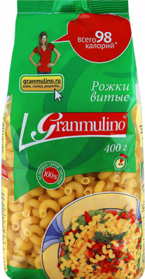 Макар изд Гранмулино Рожки 400г