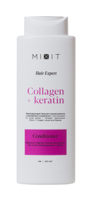 Бальзам-ополаскиватель Миксит Hair Expert 400мл Ламинирующий