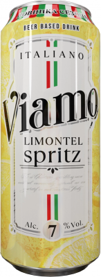 Напиток пивной н/ф Виамо Лимонтель Спритц 0,45л 7% ж/б
