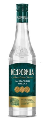 Настойка Кедровица на кедровых орехах 0,5л 35%