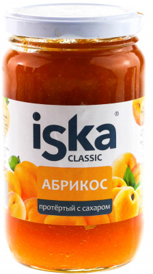Абрикос протертый с сахаром Иска 420г ст/б