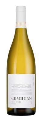 Вино Семисам бел сух 0,75л 11,9%