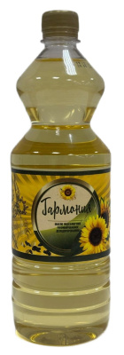 Масло подсолнечное Гармония Традиционное рафинированное 1л