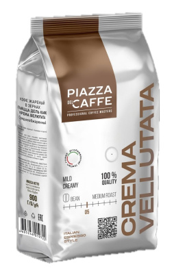 Кофе Пьяцца дель Кафе Крема Велютата зерно 900г