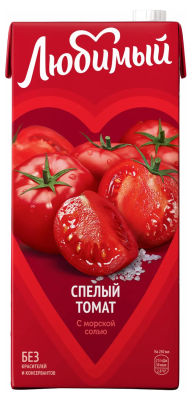 Нектар Любимый Спелый Томат с морской солью 1,93л