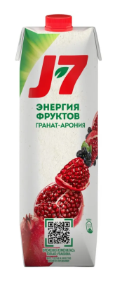 Нектар J7 Гранат/Арония 0,97л