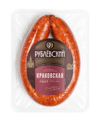 Колбаса п/к Краковская ГОСТ Рублевский 350г