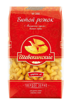 Макароны Шебекинские Рожок витой 450г
