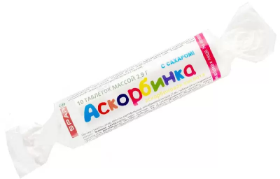 Конфеты Аскорбинка SPAR с Сахаром 29г