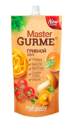 Соус Мастер Гурме Грибной 35% 200г д/п