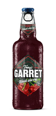 Напиток пивной Тонис Гаррет Черная вишня 0,4л 4,6% ст/б