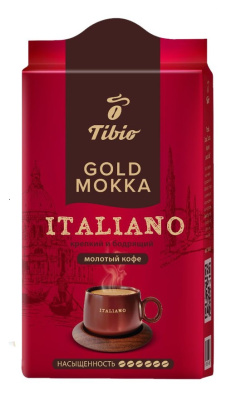 Кофе молотый Тибио Голд Мокка Итальяно 250г