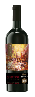 Вино Агора Пино Нуар ЗГУ кр п/сл 0,75л 11-13%