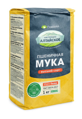 Мука пшеничная Гудвилл в/с 1кг