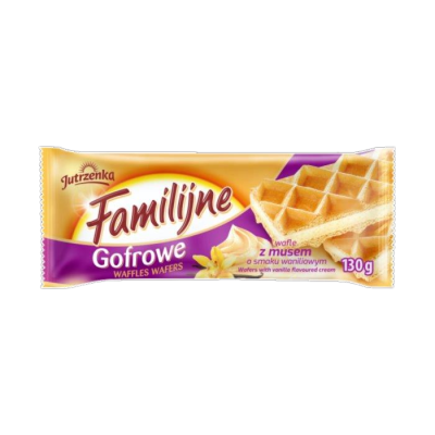 Вафли Familijne с ванильным муссом 130г