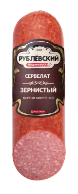 Колбаса в/к Сервелат Зернистый Рублевский 300г