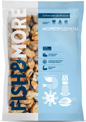 Мясо мидий в/м Fish&More 500г